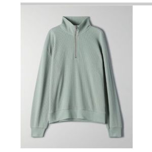 Aritzia TNA Canal Thermal- Glacial Green